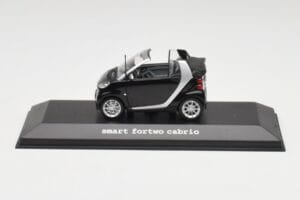 Smart Fortwo Cabrio Giliai Juodas Minichamps 1:43 Q0022561V001C18Q00 Metalas