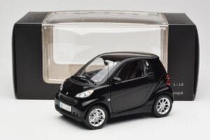 Smart Fortwo Coupe W451 Deep Juodas Minichamps 1:18 Q0022563V001C02Q00 Metalas - nuotrauka 8 iš 8