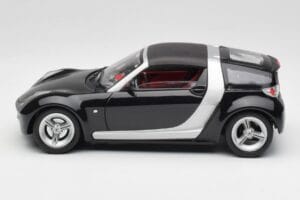 Smart Roadster Tamsiai Mėlynas Bburago 1:18 34917 Metalas - nuotrauka 4 iš 8