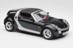 Smart Roadster Tamsiai Mėlynas Bburago 1:18 34917 Metalas - nuotrauka 6 iš 8