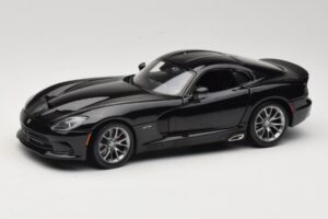SRT Viper GTS Juodas Maisto 1:18 31128 Metalas