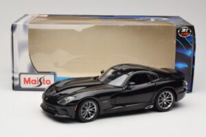 SRT Viper GTS Juodas Maisto 1:18 31128 Metalas - nuotrauka 8 iš 8