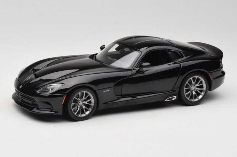 SRT Viper GTS Juodas Maisto 1:18 31128 Metalas