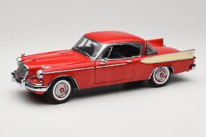 Studebaker Golden Hawk Apache Red Motor City 1:18 80009 Metalas