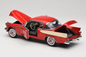 Studebaker Golden Hawk Apache Red Motor City 1:18 80009 Metalas - nuotrauka 5 iš 8