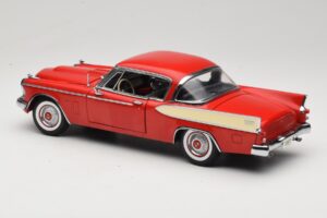 Studebaker Golden Hawk Apache Red Motor City 1:18 80009 Metalas - nuotrauka 7 iš 8
