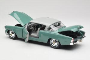 Studebaker Starliner Seafoam Žalias & Shasta Baltas Maisto 1:18 31651 Metalas - nuotrauka 6 iš 8