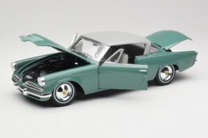 Studebaker Starliner Seafoam Žalias & Shasta Baltas Maisto 1:18 31651 Metalas - nuotrauka 7 iš 8