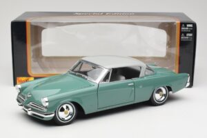Studebaker Starliner Seafoam Žalias & Shasta Baltas Maisto 1:18 31651 Metalas - nuotrauka 8 iš 8