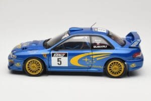 Subaru Impreza WRC #5 R. Burns / R. Reid Rally de France 1999 AUTOart 1:18 89993 Metalas - nuotrauka 4 iš 8
