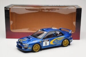 Subaru Impreza WRC #5 R. Burns / R. Reid Rally de France 1999 AUTOart 1:18 89993 Metalas - nuotrauka 8 iš 8
