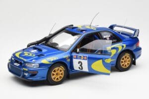 Subaru Impreza WRC #3 C. McRae / N. Grist Safari Rally Winner 1997 AUTOart 1:18 89792 Metalas - nuotrauka 2 iš 8