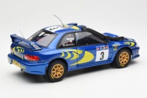 Subaru Impreza WRC #3 C. McRae / N. Grist Safari Rally Winner 1997 AUTOart 1:18 89792 Metalas - nuotrauka 3 iš 8