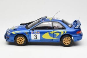 Subaru Impreza WRC #3 C. McRae / N. Grist Safari Rally Winner 1997 AUTOart 1:18 89792 Metalas - nuotrauka 4 iš 8
