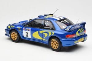 Subaru Impreza WRC #3 C. McRae / N. Grist Safari Rally Winner 1997 AUTOart 1:18 89792 Metalas - nuotrauka 7 iš 8