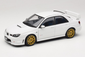 Subaru Impreza WRX STi GD Baltas AUTOart 1:18 78682 Metalas