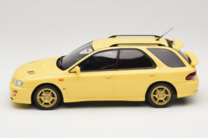 Subaru Impreza WRX STI Version VI Sport Wagon Cashmere Yellow Otto 1:18 OT1198 Metalas - nuotrauka 3 iš 6