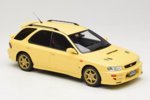 Subaru Impreza WRX STI Version VI Sport Wagon Cashmere Yellow Otto 1:18 OT1198 Metalas - nuotrauka 4 iš 6