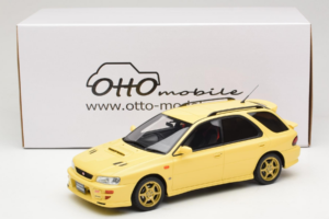 Subaru Impreza WRX STI Version VI Sport Wagon Cashmere Yellow Otto 1:18 OT1198 Metalas - nuotrauka 6 iš 6