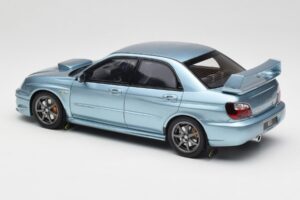 Subaru Impreza WRX STi WR1 GD P. Solberg Edition Ice Blue Metallic Otto 1:18 OT1114 Derva - nuotrauka 5 iš 6