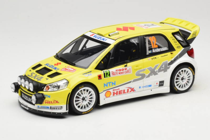 Suzuki SX4 WRC #12 P-G. Andersson / J. Andersson Rally Monte Carlo 2008 Night Version Otto 1:18 OT495 Derva