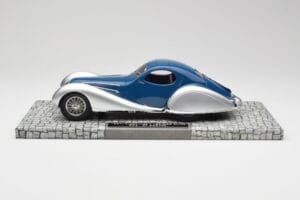 Talbot-Lago T150 C-SS Coupe Mėlynas Sidabrinis Minichamps 1:18 107117122 Derva - nuotrauka 3 iš 6
