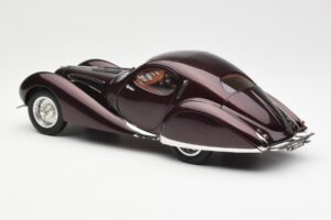 Talbot-Lago T150 C-SS Figoni & Falaschi Teardrop Tamsus Bordeaux Metalinis CMC 1:18 M-179 Metalas - nuotrauka 4 iš 6