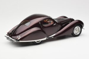 Talbot-Lago T150 C-SS Figoni & Falaschi Teardrop Tamsus Bordeaux Metalinis CMC 1:18 M-179 Metalas - nuotrauka 5 iš 6