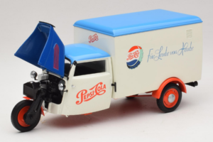 Tempo Dreirad Kastenwagen Pepsi Minichamps 1:18 150099024 Metalas - nuotrauka 2 iš 8