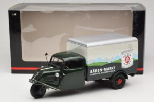 Tempo Hanseat Kastenwagen Baren Marken Minichamps 1:18 150099045 Metalas - nuotrauka 6 iš 6