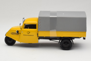 Tempo Hanseat Kastenwagen Deutsche Post Minichamps 1:18 TEMPO001 Metalas - nuotrauka 3 iš 6