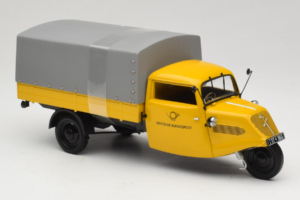 Tempo Hanseat Kastenwagen Deutsche Post Minichamps 1:18 TEMPO001 Metalas - nuotrauka 4 iš 6