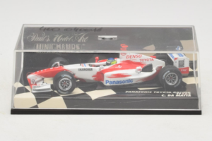 Toyota TF104 Panasonic #16 C. da Matta Panasonic Toyota Racing 2004 Minichamps 1:43 400040016 Metalas - nuotrauka 4 iš 5