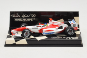 Toyota TF104 Panasonic #16 C. da Matta Panasonic Toyota Racing 2004 Minichamps 1:43 400040016 Metalas