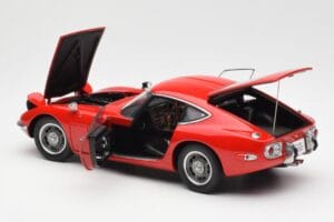 Toyota 2000 GT Raudonas AUTOart 1:18 78741 Metalas - nuotrauka 5 iš 8