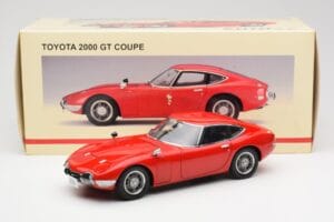 Toyota 2000 GT Raudonas AUTOart 1:18 78741 Metalas - nuotrauka 8 iš 8