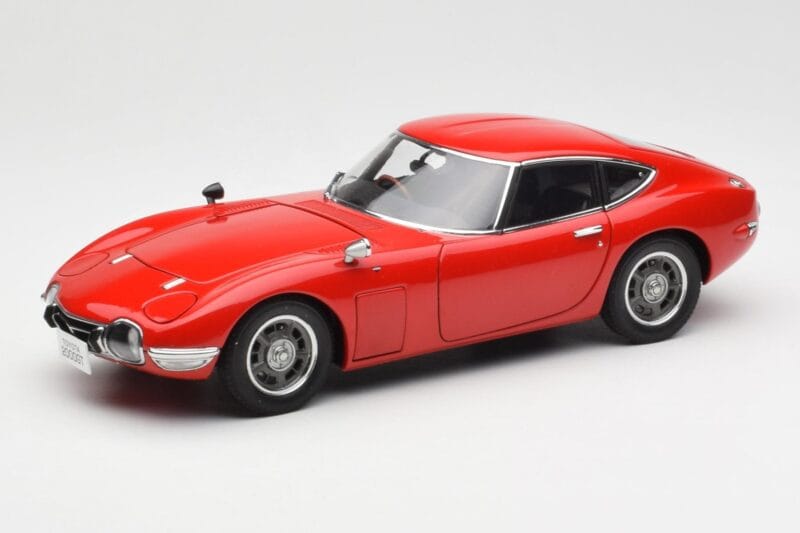 Toyota 2000 GT Raudonas AUTOart 1:18 78741 Metalas