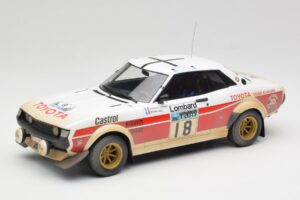 Toyota Celica 2000 GT RA21 #18 J-L. Therier RAC Rally 1977 IXO 1:18 18RMC189C Metalas