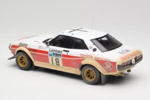 Toyota Celica 2000 GT RA21 #18 J-L. Therier RAC Rally 1977 IXO 1:18 18RMC189C Metalas - nuotrauka 5 iš 6