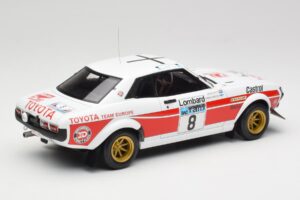 Toyota Celica 2000 GT RA21 #8 H. Mikkola / A. Hertz RAC Rally 1977 IXO 1:18 18RMC189A Metalas - nuotrauka 2 iš 6
