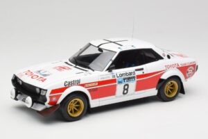 Toyota Celica 2000 GT RA21 #8 H. Mikkola / A. Hertz RAC Rally 1977 IXO 1:18 18RMC189A Metalas