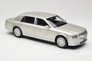 Toyota Century Silver Metallic Kyosho 1:18 KSR18036S Metalas - nuotrauka 4 iš 6