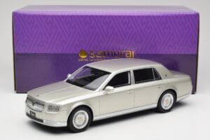 Toyota Century Silver Metallic Kyosho 1:18 KSR18036S Metalas - nuotrauka 6 iš 6