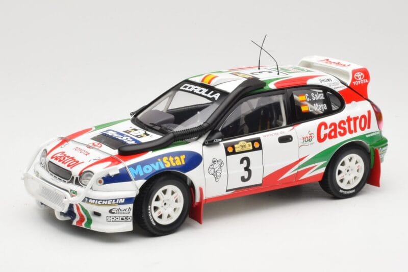 Toyota Corolla WRC #3 C. Sainz / L. Moya Safari Rally 1999 AUTOart 1:18 89982 Metalas