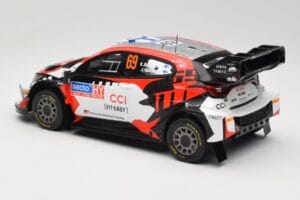 Toyota GR Yaris Rally1 #69 Toyota Gazoo Racing WRT K. Rovanpera / J. Halttunen Rally Finland 2024 IXO 1:18 18RMC218 Metalas - nuotrauka 5 iš 6