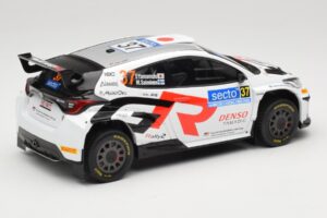Toyota GR Yaris Rally2 #37 Y. Yamamoto Rally Finland 2024 IXO 1:18 18RMC212A Metalas - nuotrauka 2 iš 6