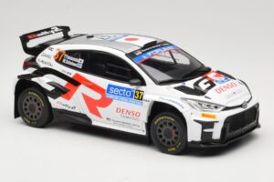 Toyota GR Yaris Rally2 #37 Y. Yamamoto Rally Finland 2024 IXO 1:18 18RMC212A Metalas - nuotrauka 4 iš 6