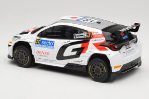 Toyota GR Yaris Rally2 #37 Y. Yamamoto Rally Finland 2024 IXO 1:18 18RMC212A Metalas - nuotrauka 5 iš 6