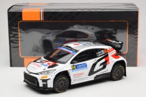 Toyota GR Yaris Rally2 #44 H. Kogure Rally Finland 2024 IXO 1:18 18RMC212B Metalas - nuotrauka 6 iš 6