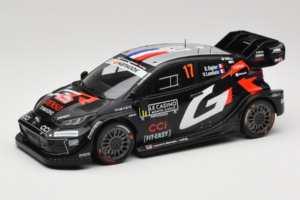 Toyota GR Yaris WRC #17 S. Ogier / V. Landais Rally Monte Carlo Winner 2025 IXO 1:18 18RMC229A Metalas